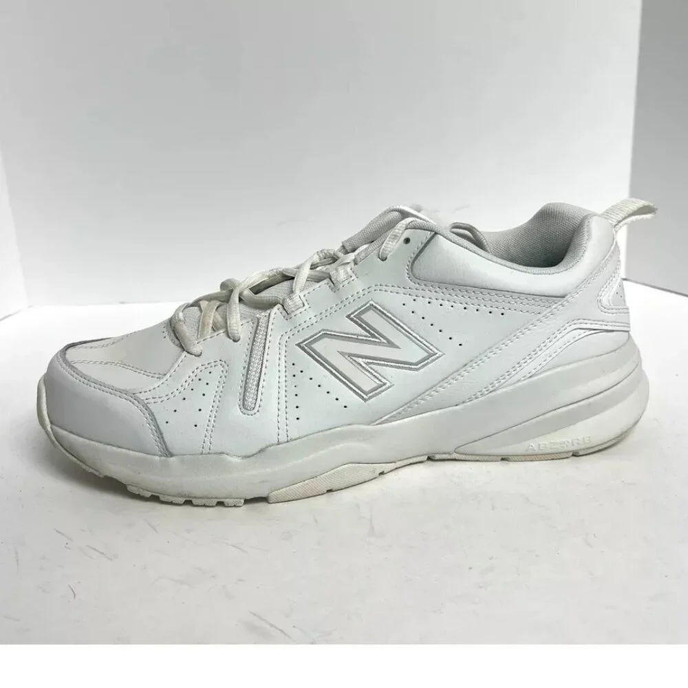 New Balance Mens 608v5 Sneaker White 12 M